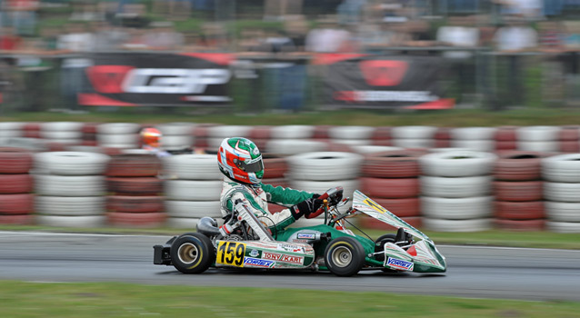 Lombardo wins race 1 in rivival