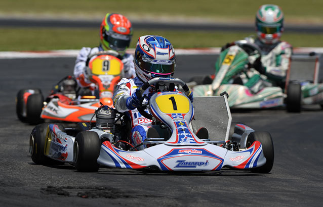 1ère manche KF1: De Vries devant Albon