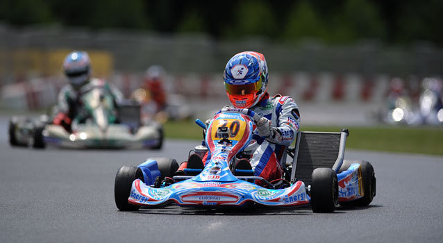 De Conto 1st in the KZ1 Prefinal