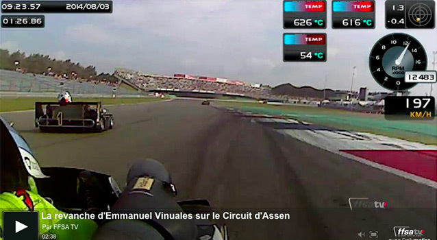 Vidéo:  La revanche d’Emmanuel Vinuales sur le Circuit d’Assen