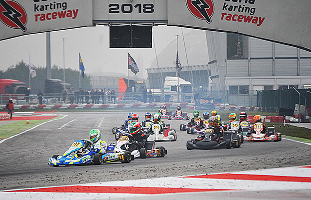 The WSK Champions Cup is underway at the Adria Karting Raceway