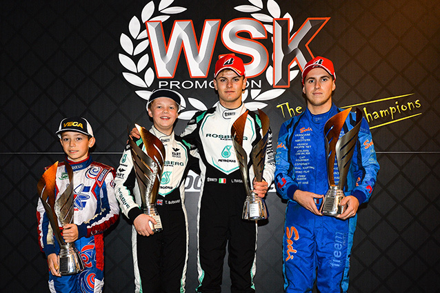 The final standings of the 2018 WSK Final Cup