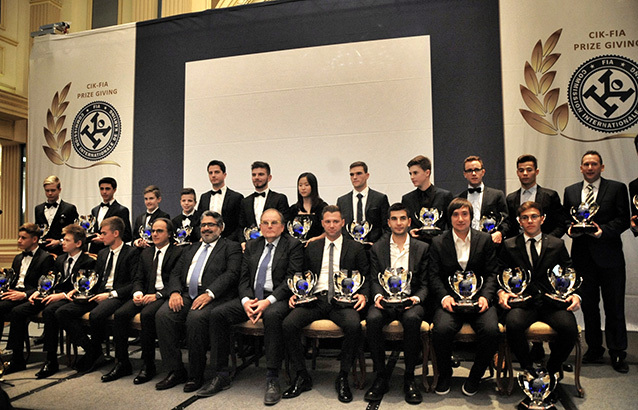 The CIK-FIA prize-giving ceremony closed the 2016 season in Vienna