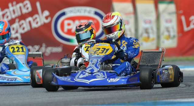 Praga protagonist in the KZ at the WSK Master Series