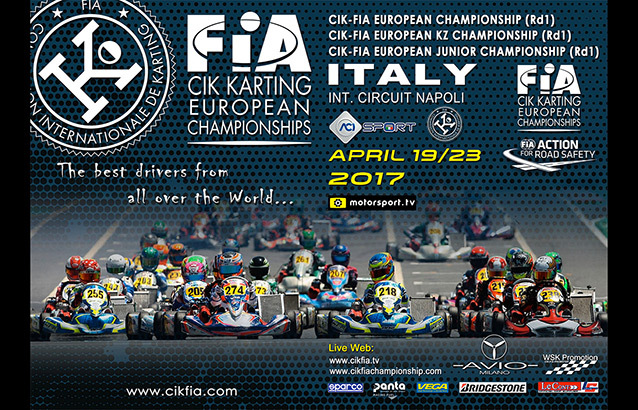 The European CIK-FIA season is on the starting grid