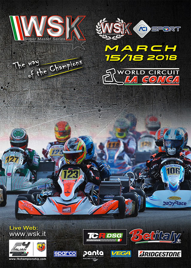 WSK Super Master Series resumes from La Conca