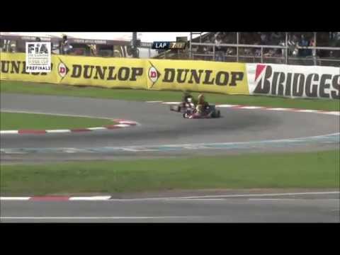 Vidéo CIK Sarno 2014 – préfinales KZ2, Académie et KZ