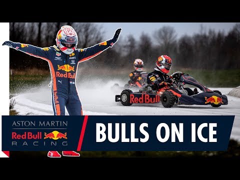 Max Verstappen et Pierre Gasly sur la glace avec Kart Republic