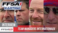 Interview FFSA Karting des teams managers internationaux à Angerville