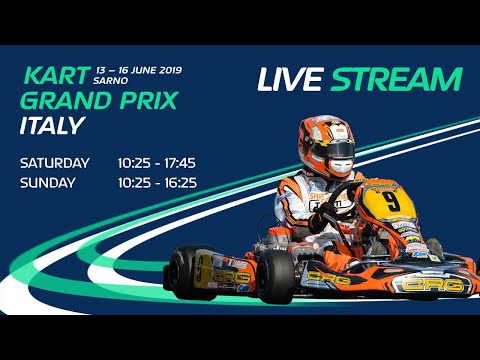 Live Stream FIA Karting Sarno 2019 Saturday