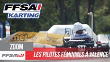 Vidéo FFSA Karting: Caroline Candas et les féminines à Valence