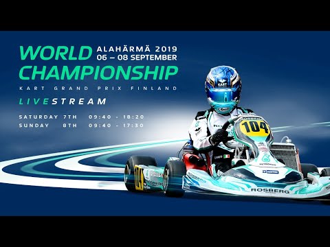 Live Stream: FIA Karting World Championship 2019 OK / Junior Finland Sunday