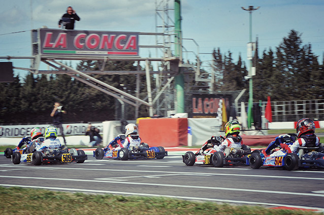 The challenge is on among the 182 drivers in La Conca for WSK Super Master Series