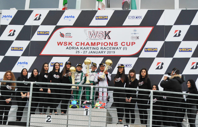 Final races at the WSK Champions Cup in Adria