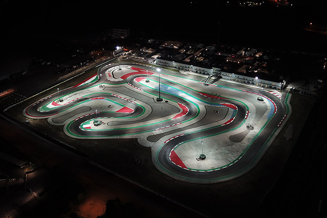 Timing practice at the WSK Euro Series – Night Event 4th round in Adria