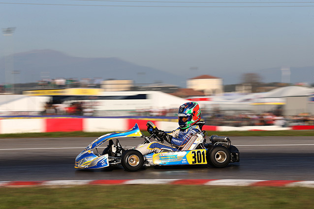 Qualifying heats day at the WSK Open Cup in Lonato