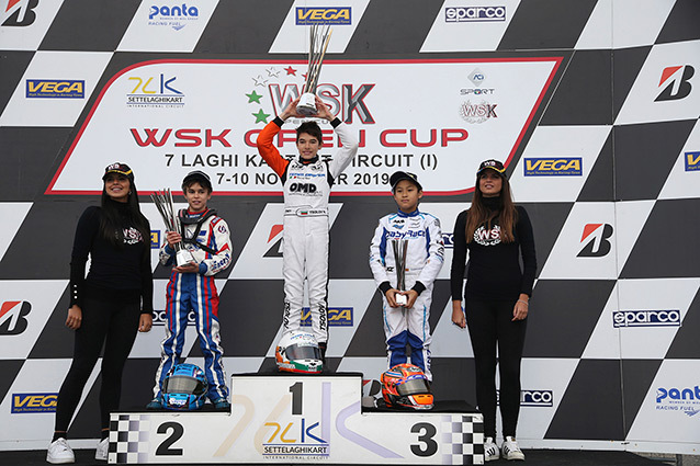 Final classification of the WSK Open Cup