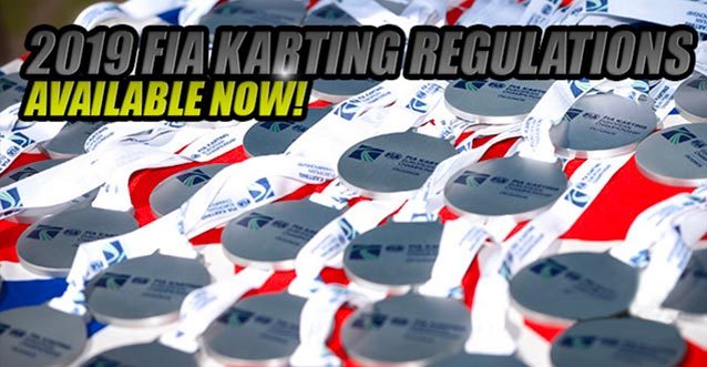 Les règlements FIA Karting 2019 sont en ligne