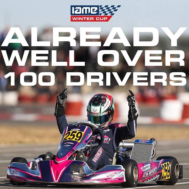 Déjà plus de 100 engagés à la IAME Winter Cup