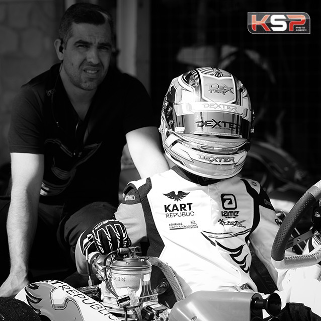 Patterson, meilleur chrono OK en WSK Super Master