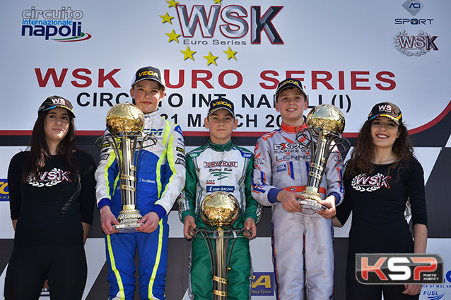 Bedrin domine la finale OK-Junior de la WSK Euro Series à Sarno