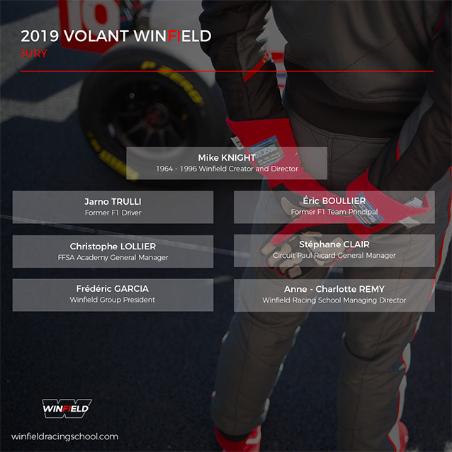 Les membres du jury final dévoilés au Volant Winfield