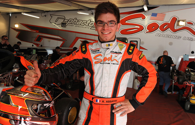 Sodi on pole thanks to Abbasse