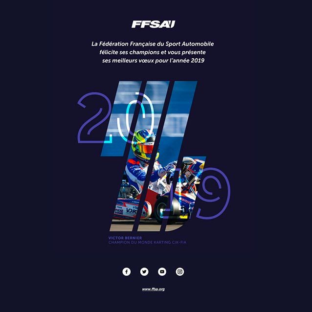 La FFSA vous souhaite une bonne année 2019