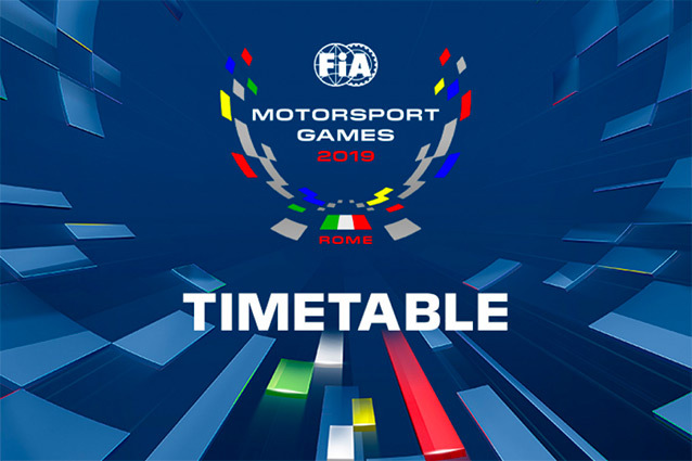 Programme des FIA Motorsport Games 2019