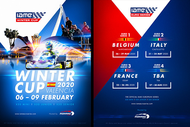 Calendrier IAME Euro Series 2020