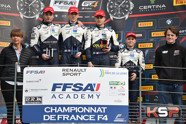 F4 Academy: Hadrien David et Ugo Gazil ouvrent leur score à Nogaro