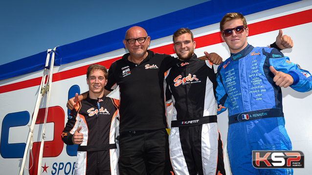 Le Mans Chronos KZ2 : Renaudin en pole et triplé Sodi/CPB Sport