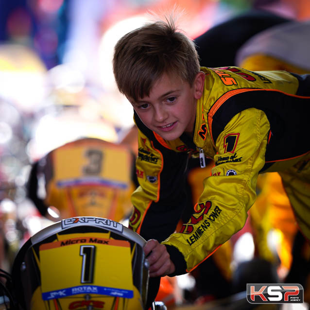 Strauven and Nijs tied in Qualifying in Micro Rotax