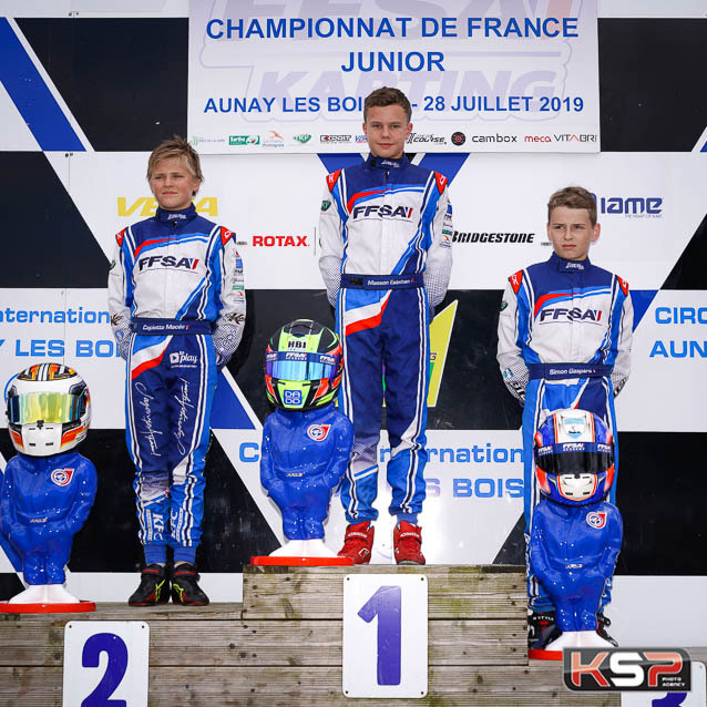 Junior Karting: Masson célèbre son titre par une nouvelle victoire en Normandie