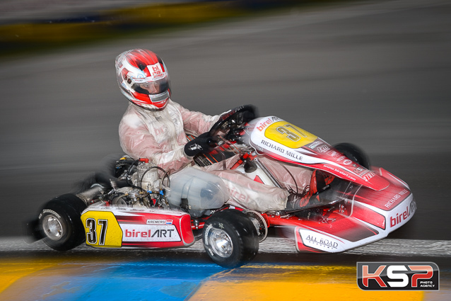 The Birel ART Racing Team on track