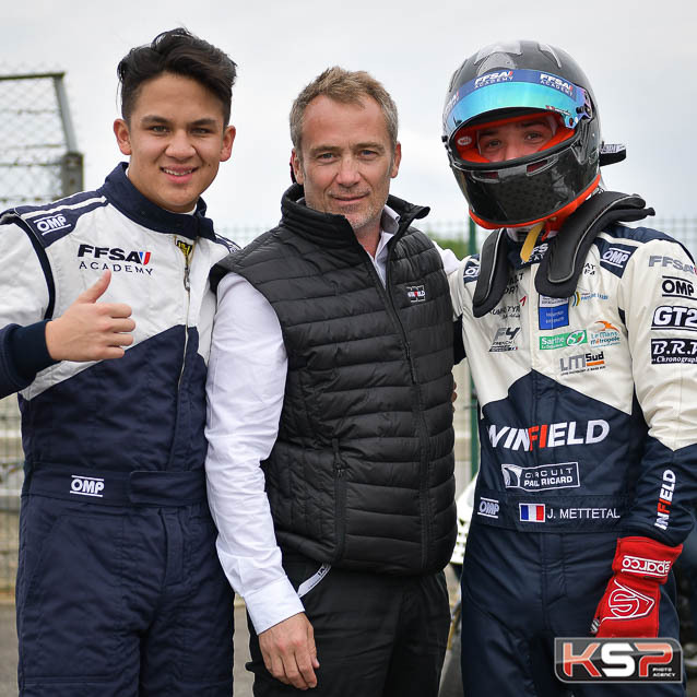 Winfield accompagne ses pilotes jusqu’au podium en F4 à Nogaro