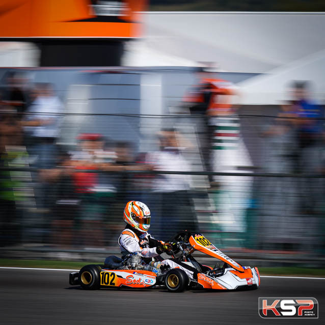 KZ2 Heats at Lonato – 5/5 on Saturday for Denner