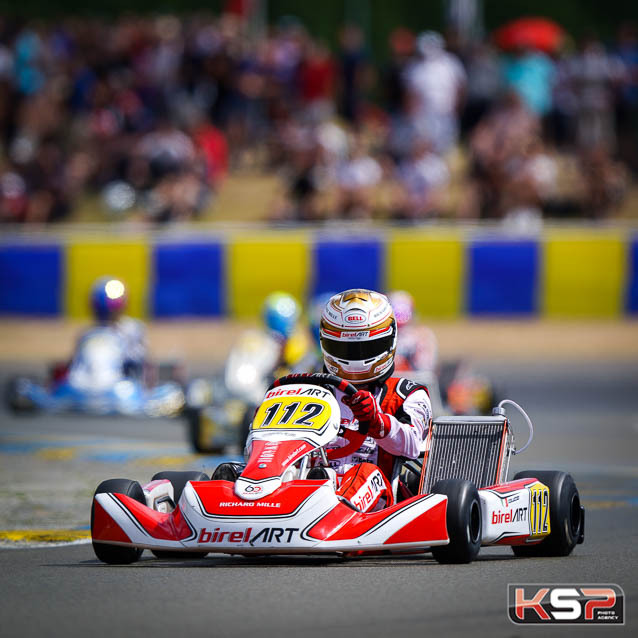 Birel ART privé de podium au Mans