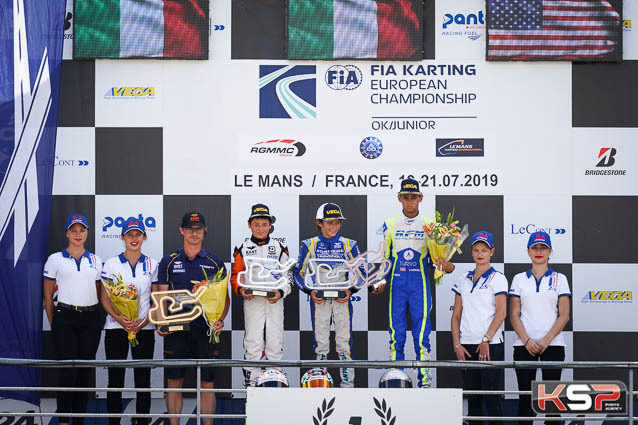 OK-Junior Le Mans: Antonelli vencedor, Amand Campeão Europeu