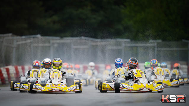 Academy heats: De Haan and Algre win in the rain