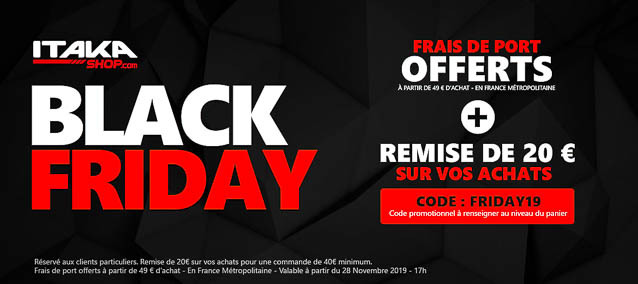 Black Friday sur ITAKA Shop dès ce soir