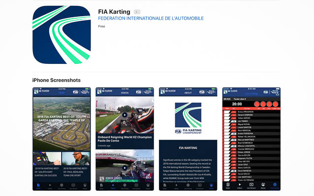 FIA Karting étend son audience avec une application mobile