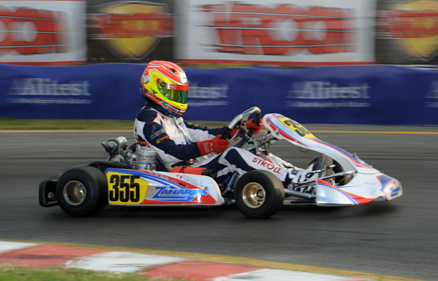 Stroll KF3 leader after the heats