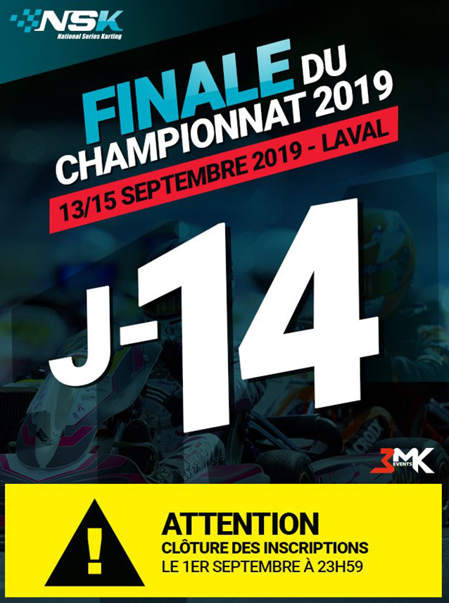 Finale Championnat NSK 2019 : J-14