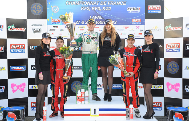 Anthoine Hubert, vainqueur de la finale KF2