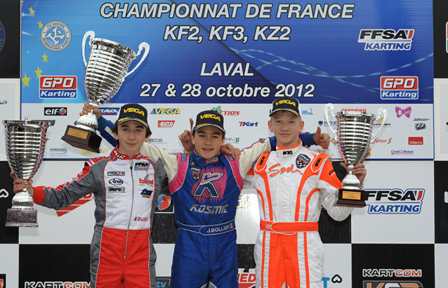 Laval KF3: Bollier a beautiful winner but Aubry Champion