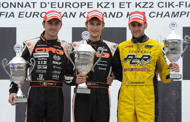 Ardigo first past the checkered flag, Pex crowned European Champion