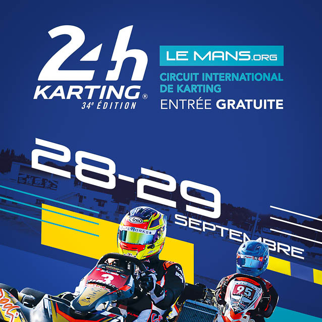 24 Heures Karting 2019 : dernière ligne droite avant le départ