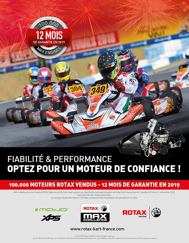 Encore temps de profiter de la garantie 12 mois de Rotax France