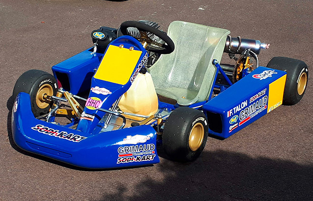 Anthony Abbasse en Formule 20.000 à Laval au volant d’un Sodikart de 1993 !